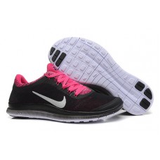 Nike free run 3.0 v5 EXT черные с розовым